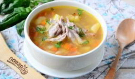 гороховый суп осенний