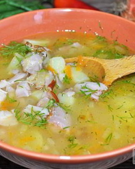 Рецепт горохового супа с копченой курицей