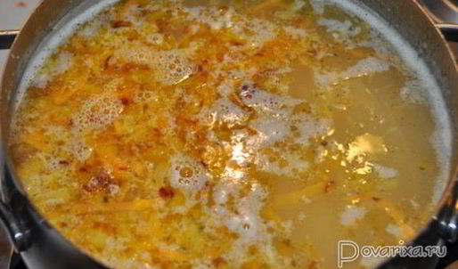 гороховый суп с копченой курицей