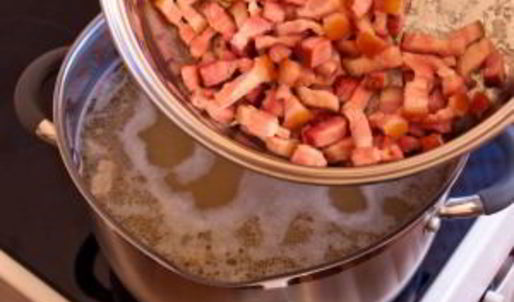 гороховый суп с копченостями