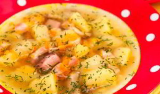 гороховый суп с копченостями