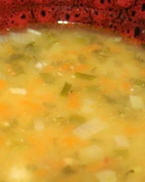 Гороховый суп с куриной грудкой
