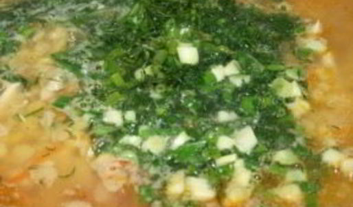 гороховый суп с куриной грудкой