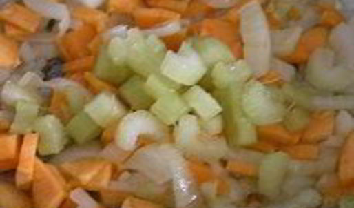 гороховый суп с мидиями