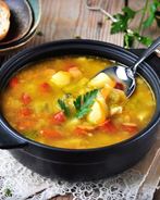 Гороховый суп с охотничьими колбасками