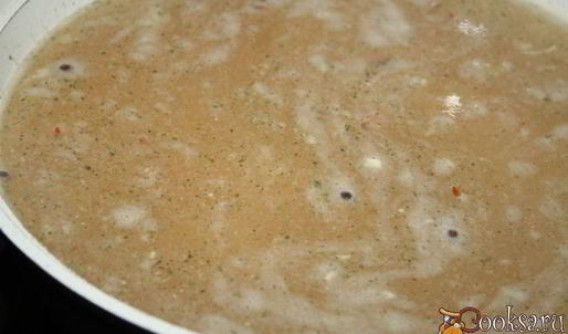 гороховый суп с сосисками и сладкой кукурузой