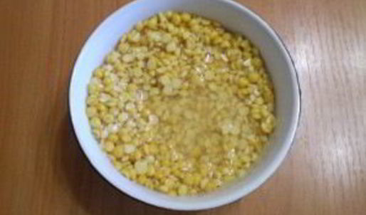 гороховый суп с сухариками