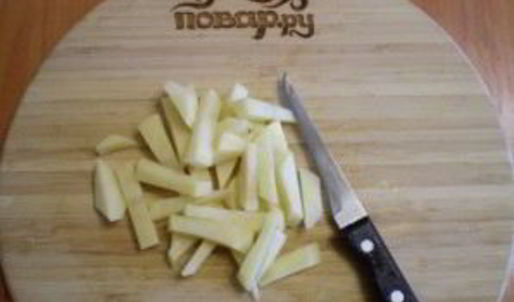 гороховый суп с сухариками