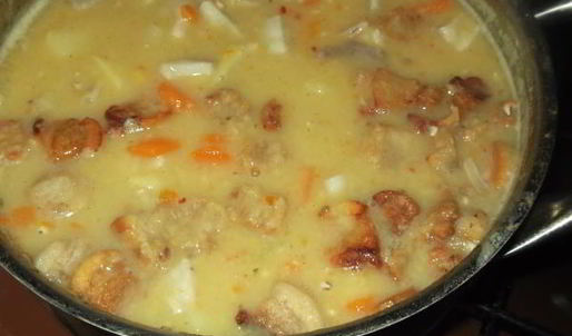 гороховый суп со свининой