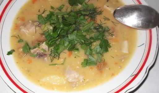 гороховый суп со свининой