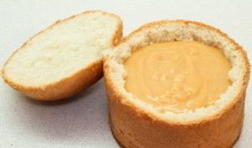 гороховый суп в хлебе