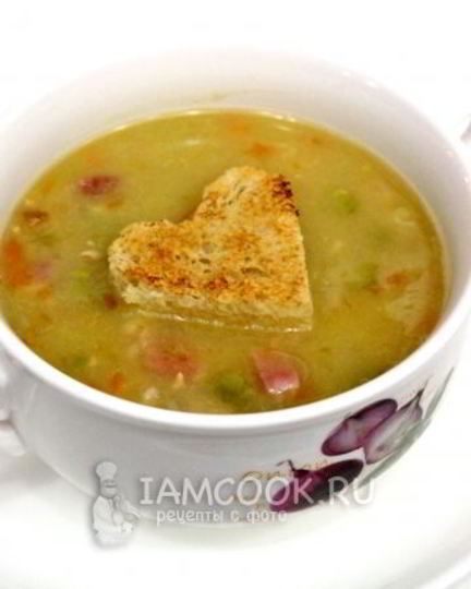 Рецепт горохового супа в мультиварке