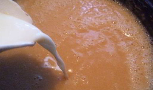 легкий гороховый суп с чесночными гренками