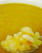 Постный гороховый суп без копченостей