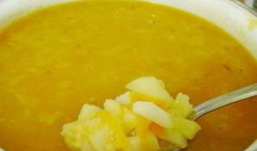 постный гороховый суп без копченостей