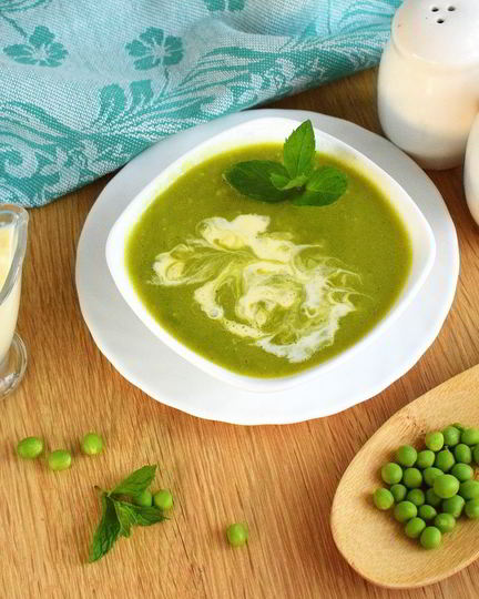 Рецепт супа из зеленого гороха