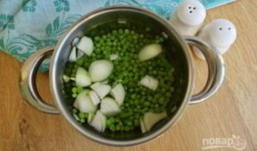 суп из зеленого гороха