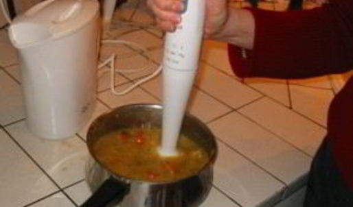 суп с горохом и окороком