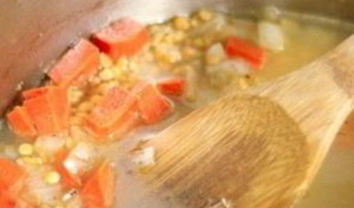 вегетарианский гороховый суп