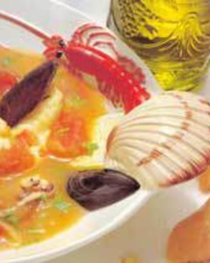 Рецепт густого супа из морепроду