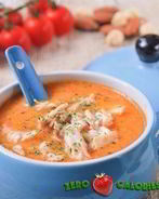 Испанский суп с курицей