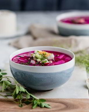 Холодник из свеклы на воде