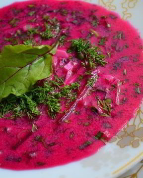 Холодник с ботвой