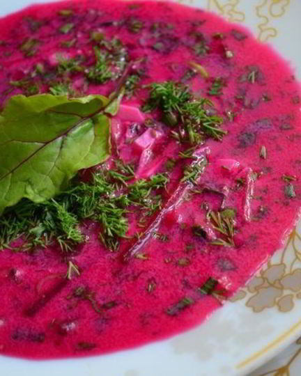 Рецепт холодника с ботвой