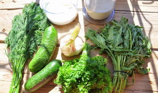 холодный огуречный суп таратор