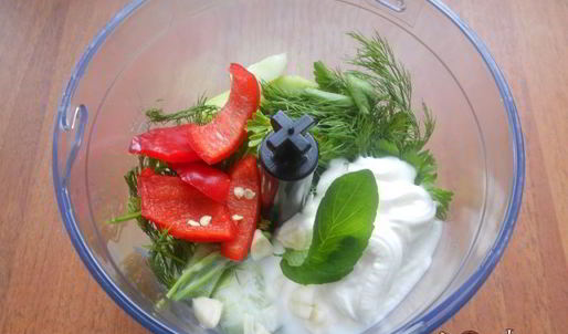 холодный огуречный суп