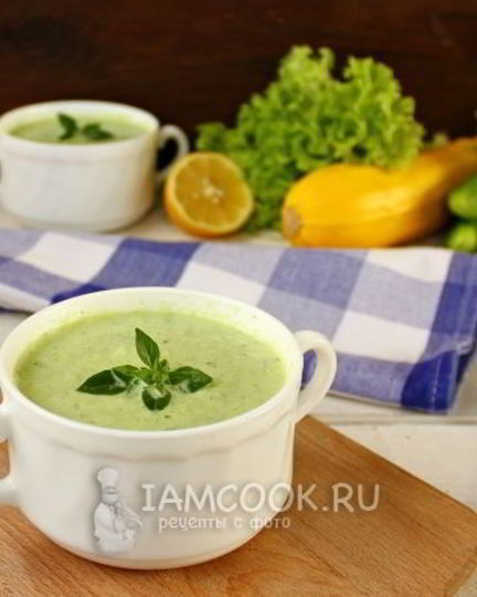Рецепт холодного супа из огурца и цуккини
