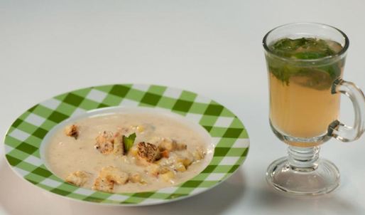 холодный суп из персиков