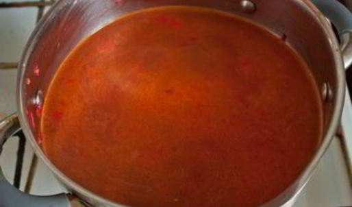 холодный суп из свеклы и сладкого перца