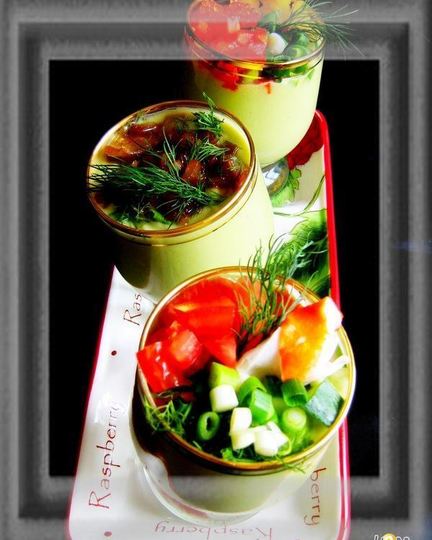 Рецепт холодный суп-пюре авокадо и компания