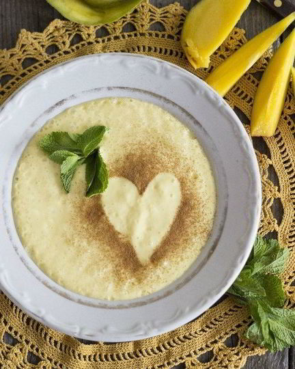 Рецепт холодного супа-пюре из манго