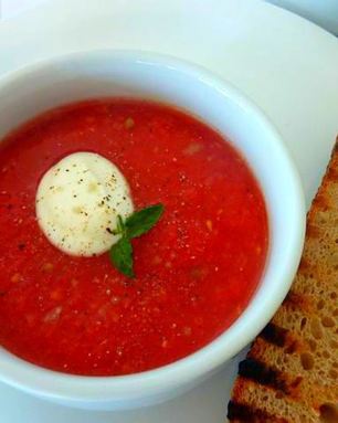 Холодный томатный суп
