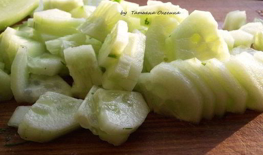 окрошка на кефире — легкий холодный суп