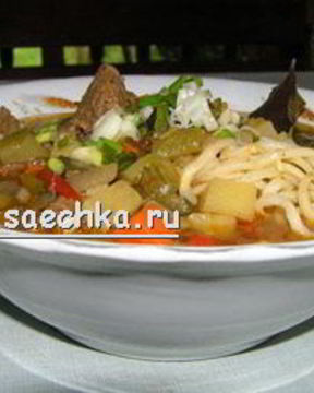 Лагман по-узбекски