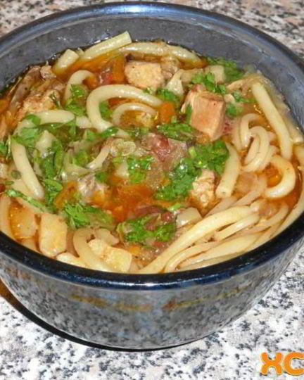 Рецепт лагмана с курицей