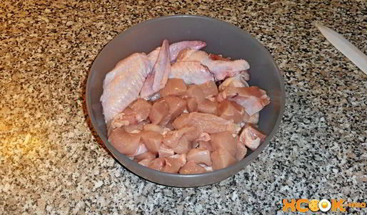 лагман с курицей