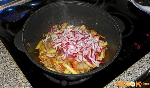 лагман с курицей