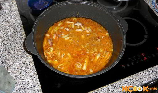 лагман с курицей