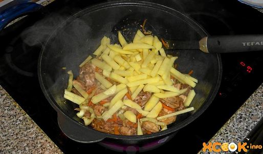 лагман с курицей