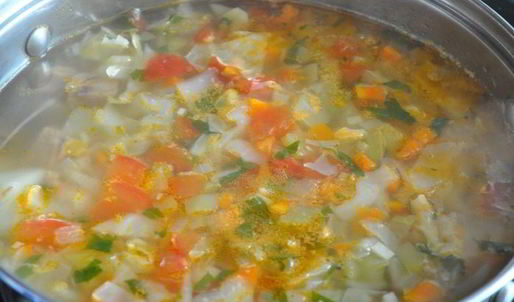 легкий капустный супчик