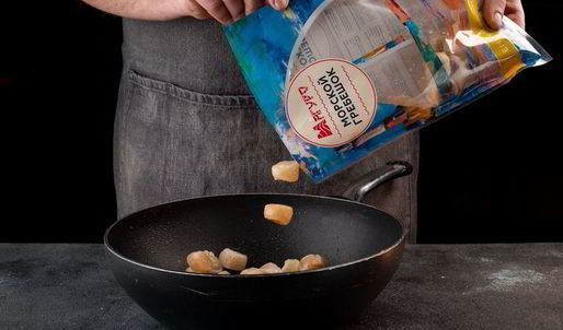 легкий суп с морскими гребешками и шиитаке