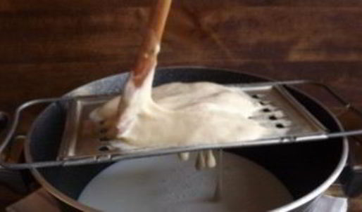 молочный суп с клецками