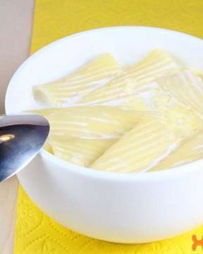 Молочный суп с макаронами