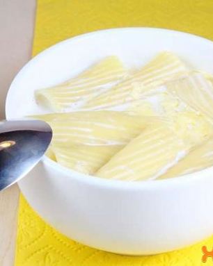 Молочный суп с макаронами