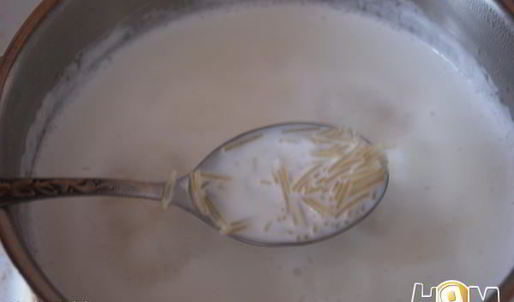 молочный суп с вермишелью