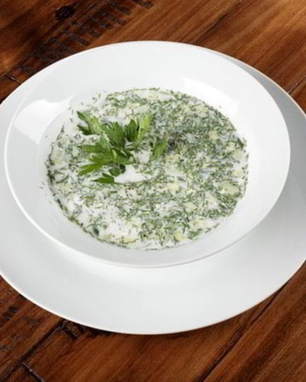 Рецепт диетической окрошки